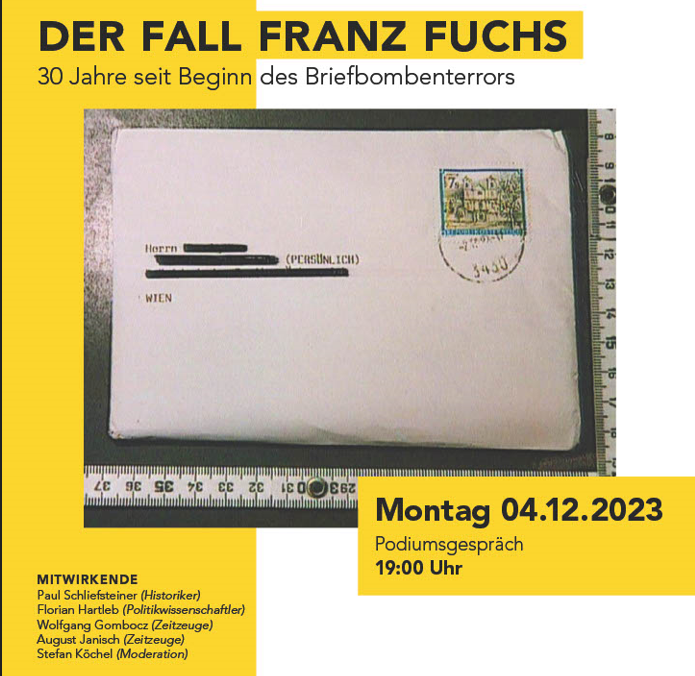 Veranstaltungshinweis der Kolleg*innen vom Hans Gross Kriminalmuseum! #unigraz #universityofgraz