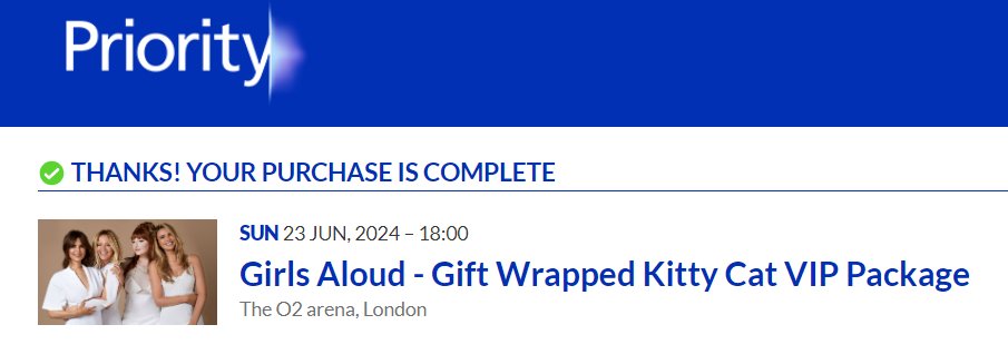 podcastdoors's tweet image. The ticket Gods were smiling on us today - VIP pit standing tickets secured to see @GirlsAloud at @TheO2  next June - thanks to #O2Priority and @AXS_UK 🥳 #GirlsAloud