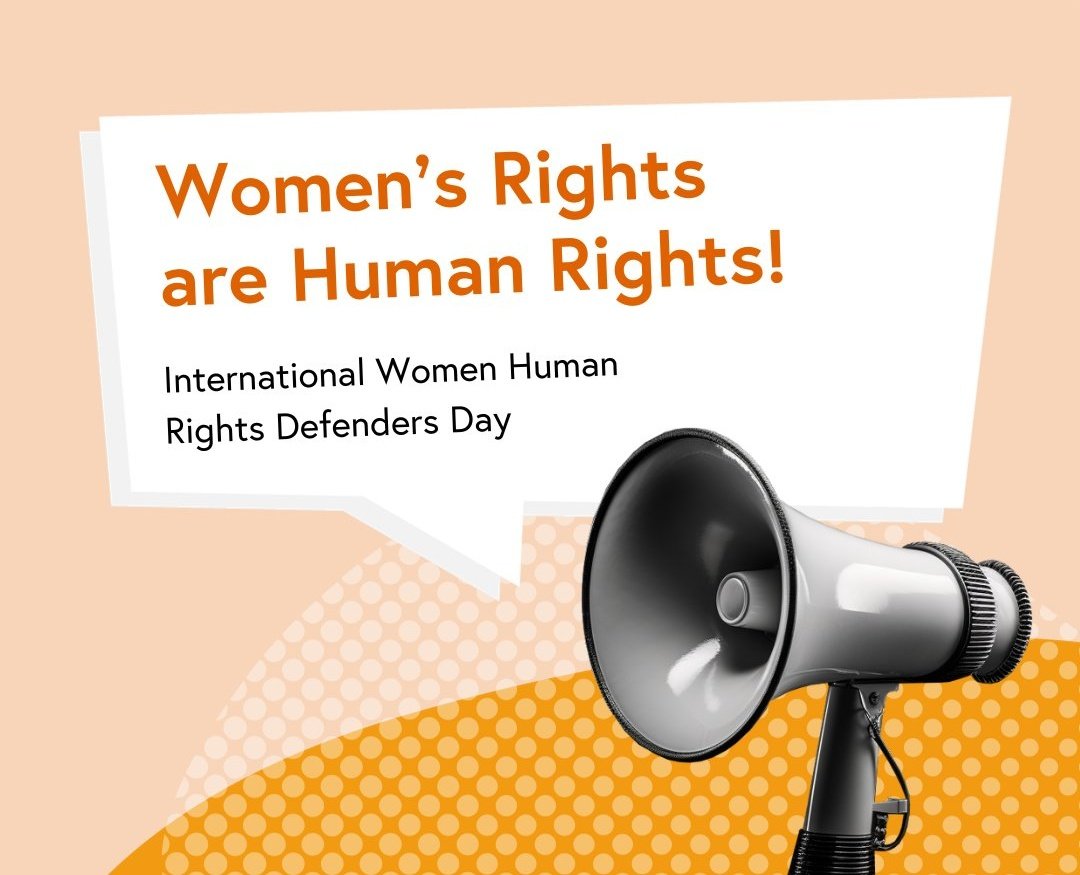 Women human rights defenders continue to be assaulted, threatened, criminalized and killed. We demand their freedom and protection. We are honouring the women that stand up against violence against women 

#SheDefends #16Days 
#WHRDDay
#InternationalWomenHumanRightsDefendersDay