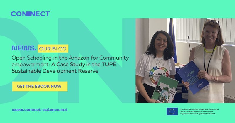 connecth2020's tweet photo. 🌳 #CONNECT is in the heart of the Amazon rainforest.

📚 Explore the Tupé Sustainable Development Reserve's innovative approach to #openschooling, environmental #education, and #community resilience.

↘️ Read the full story and download the eBook here: https://t.co/LHMNCNcaZc