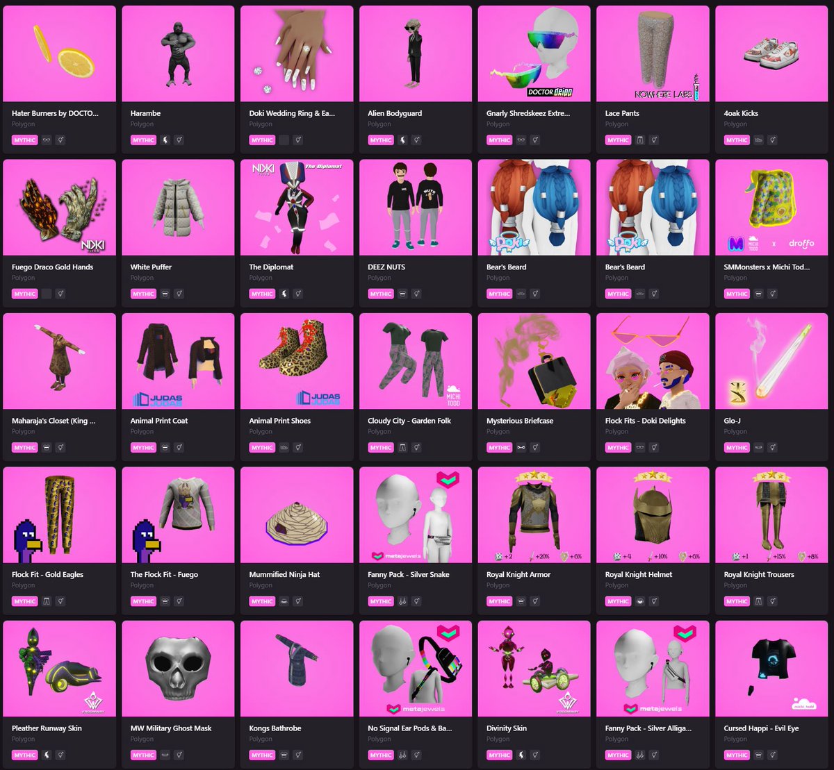 MYTHIC WEARABLE GIVEAWAY!

To Enter: 
Like + Retweet
Tag 2 friends

Bonus entry if you reply with a your gif/image of your favorite web 3 game

I’m currently checking out what <a href="/Portalcoin/">Portal</a> and $PORTAL are all about