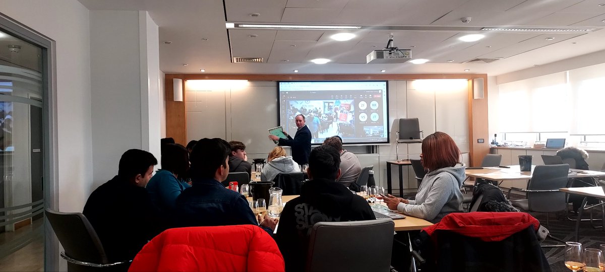 Really enjoying the joint lecture and rum tasting session between Sheffield Hallam University and Ana G Mendez University in Puerto Rico.