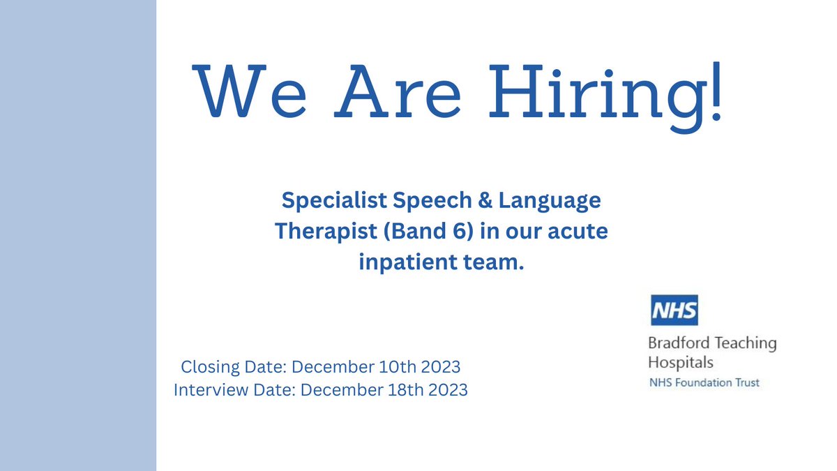 🔹Join The Team🔹
There's an exciting opportunity to join our innovative and developing team🏥

The job covers all adult acute wards including Stroke, Neurology, Critical care, Respiratory, Surgical and medical admissions. 

For more info don't hesitate to contact us!😊