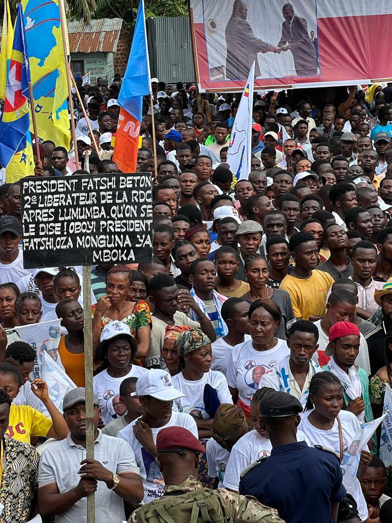 BukasaEmmanuel2's tweet image. #RDC🇨🇩: #BUTA à un message particulier pour le reste de la population 🇨🇩. 

Président fatshi deuxième libérateur de la RDC après Lumumba. Qu'on se le dise! Obyi président fatshi, oza monguna ya mboka. 

Votons tous le candidat numéro 2⃣0⃣ et sauvons la nation svp. 

#VOTEZ20.