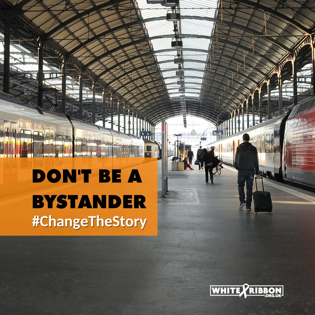 #ChangeTheStory on your commute to and from work. If you see harmful behaviours that are making someone uncomfortable or unsafe, don't be a bystander. There are ways that you can intervene in a safe way, learn more here: orlo.uk/3LUll orlo.uk/aE3vE