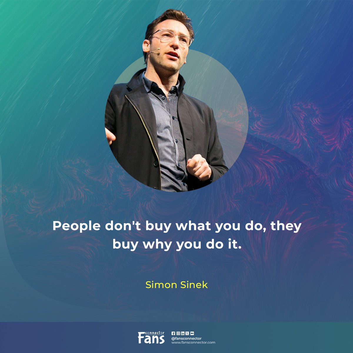 It's not just the 'what,' it's the 'why' that matters. Simon Sinek's wisdom highlights the importance of conveying your purpose and values. When people connect with your mission, they're more likely to support your brand. Share your 'why' with the world! 🌐💬 #PurposefulBranding