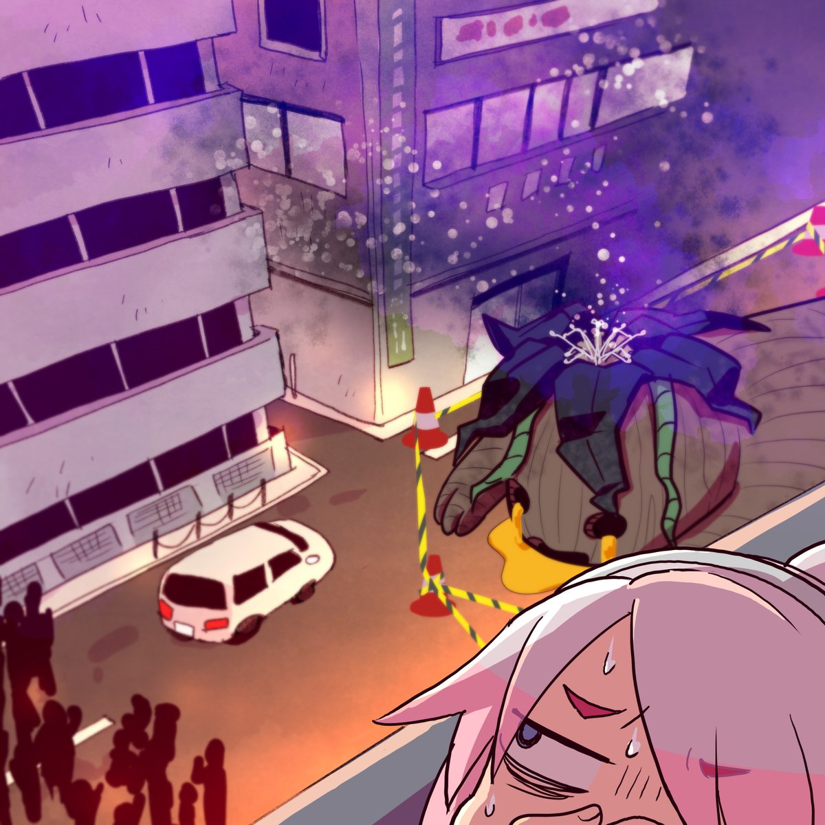Ame (a live-tweeted comic) tweet media