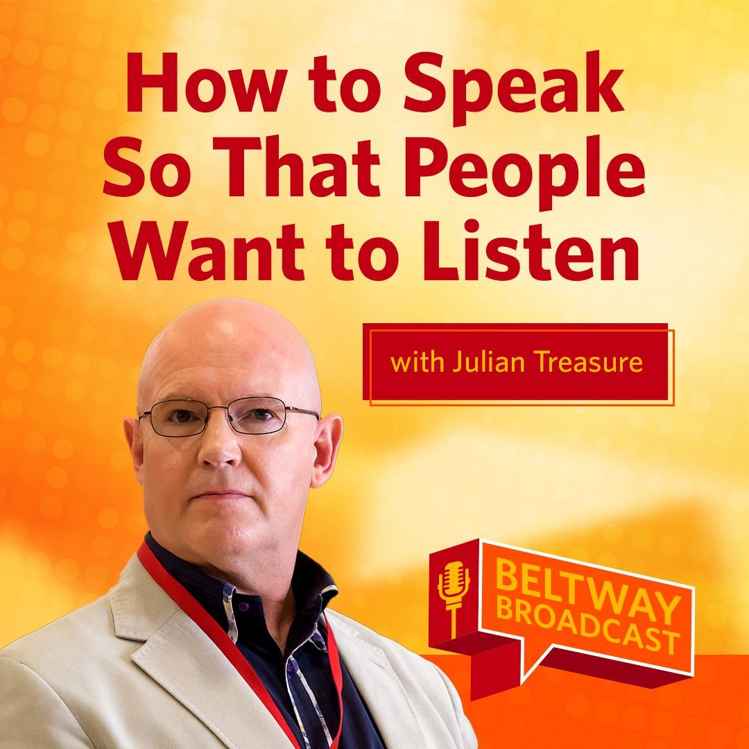 Check out today's episode of the Beltway Broadcast where host Christina Eanes interviews 2x author, 5x TED speaker, and sound expert Julian Treasure: buff.ly/3LHkdZg