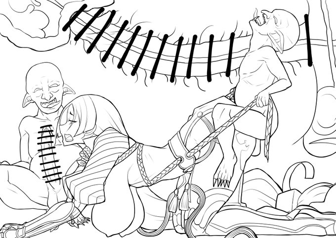 絵と関係ないけど
3000人フォローありがと🍆❗ 