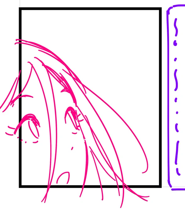 女霊さんの下描きしてました🍎 