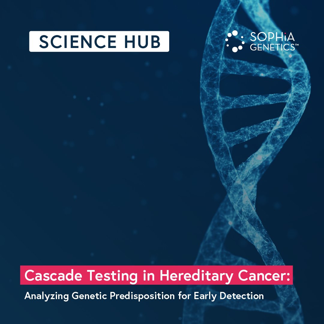 SOPHiAGENETICS's tweet image. In our latest blog, we explore the barriers to cascade testing and how access to multi-gene analysis, such as next-generation sequencing (NGS), can help detect pathogenic variants early. Read more: ter.li/8zgg5a

#HereditaryCancer #CascadeTesting #CancerPrevention #NGS