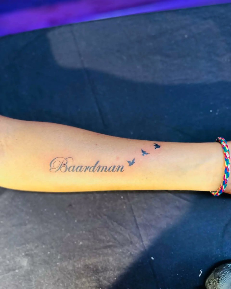 Toberink's tweet photo. Final Piece!
Recent Tatt.
Design : Name and Doves Tattoo
Artist : KayCee Casper https://t.co/9nVMFdOvej