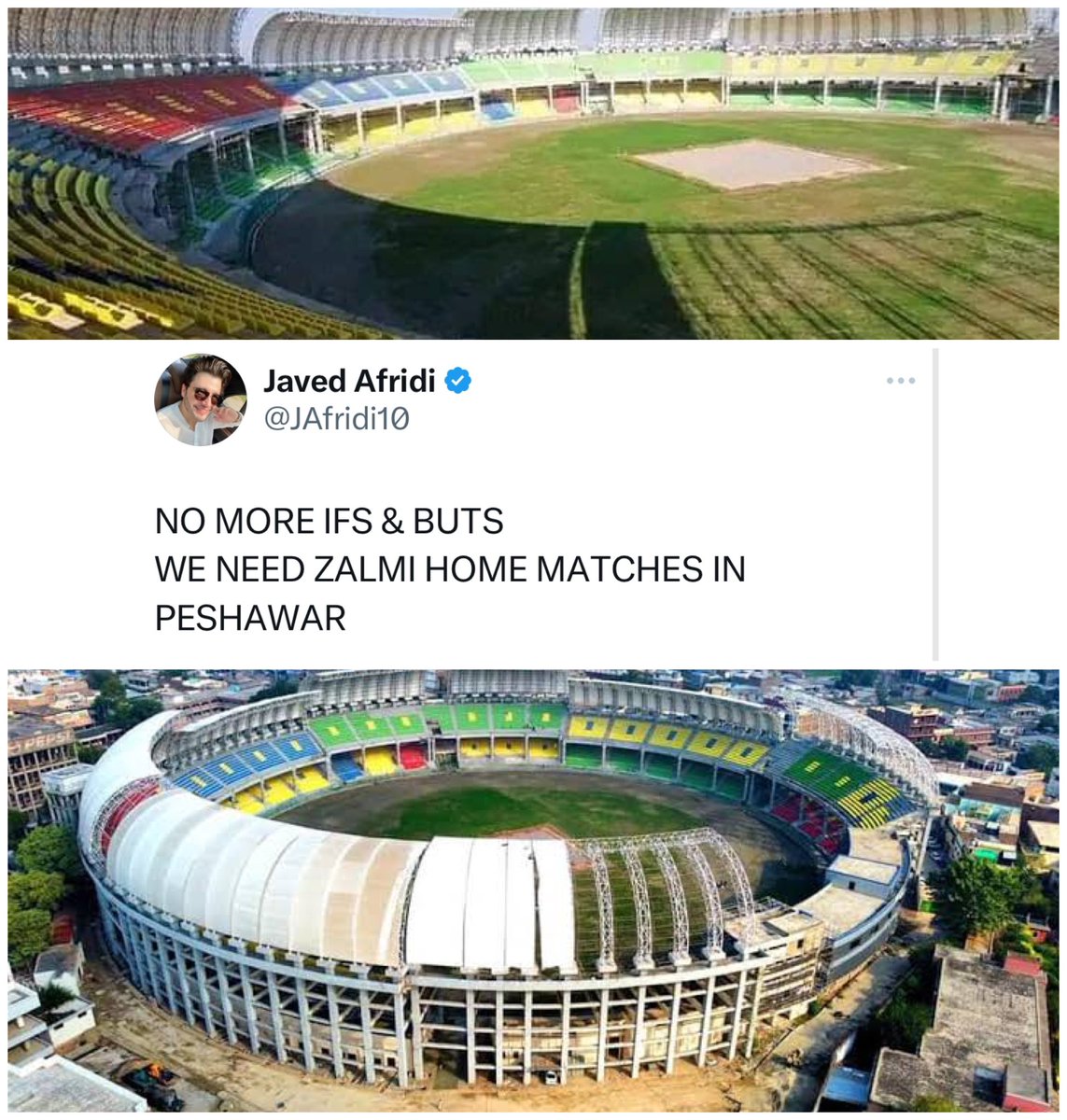 28Moeed's tweet photo. NO MORE IFS AND BUTS! PESHAWAR ZALMI WANTS TO PLAY IN THEIR HOME GROUND💛
#PSL9Draft #psldrafts #PSL2024 #ShanMasood #NaseemShah #MohammadAmir #ImadWasim #BabarAzam #WaseemBadami https://t.co/xOMYCPZGwW