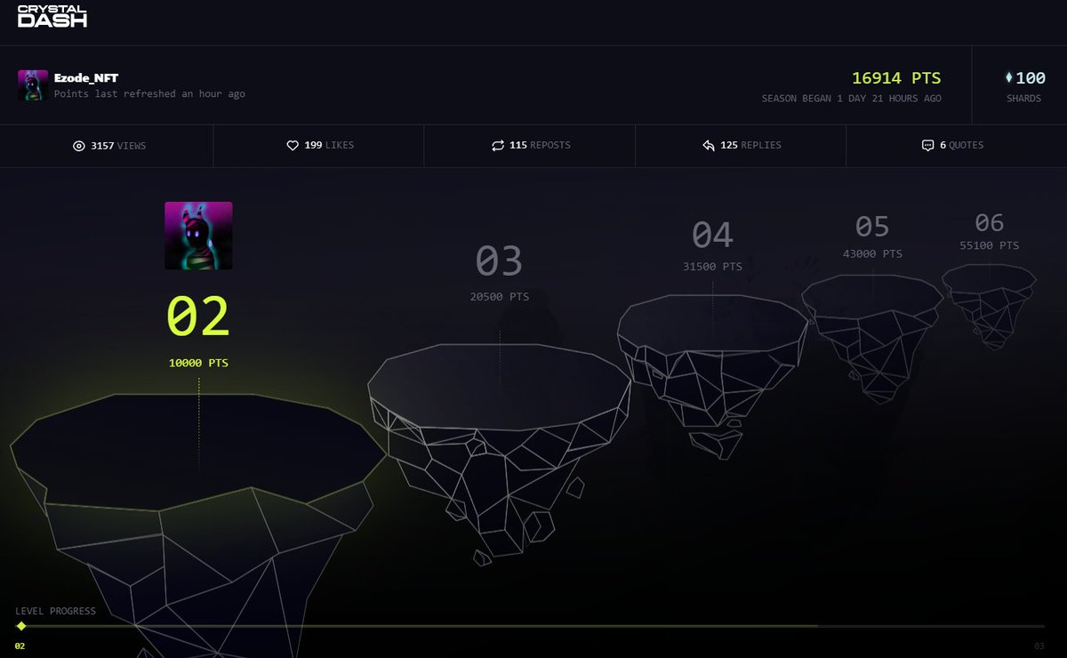 3000 PTS missing to reach lvl 3 for the <a href="/Portalcoin/">Portal</a> airdrop with $Portal

👉 What is your actual score ?  

Comment/RT/Like and I'll give it back ❤️