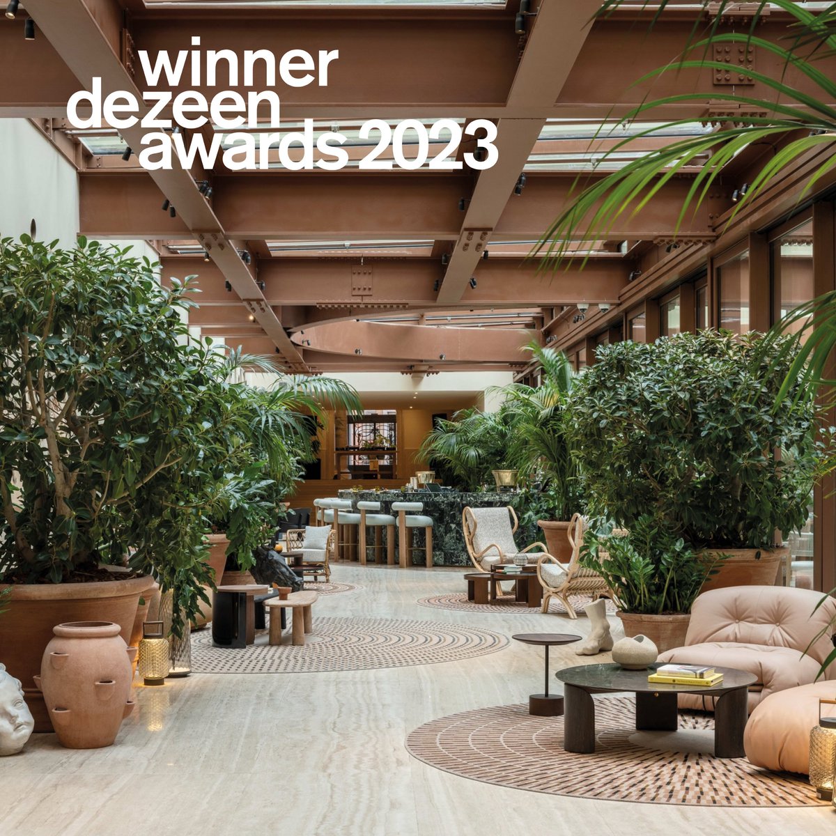 Proud to announce that also Six Senses Rome has received the Hotel and short stay interior of the year 2023 from @dezeen Thanks to the jury of @dezeenawards , it is a great honour! #dezeen #dezeenawards #sixsensesrome
