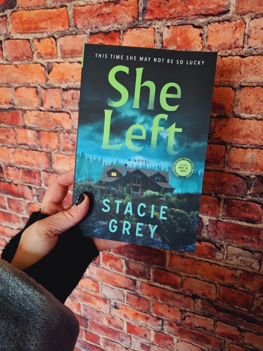 nholten40's tweet image. Fabulous #bookpost to share!

Huge thanks to @PPPress for sending me a copy of #SheLeft by Stacie Grey. 

When I saw that @m_m_chouinard said it was &apos;deliciously twisty,&apos; I knew I needed it in my life. 

Bit dramatic? 🤣

Out in May 2024... I can&apos;t wait to read this!