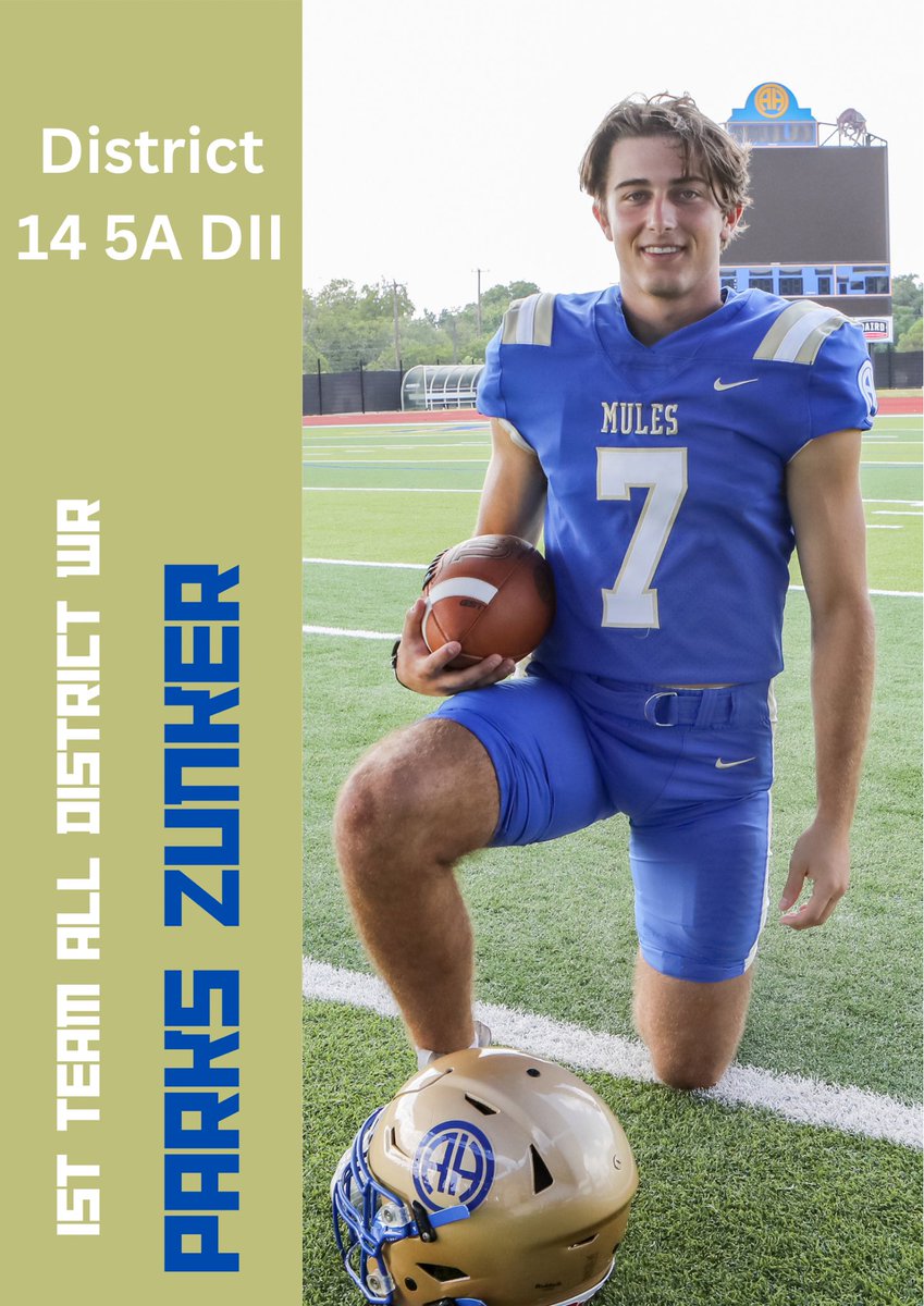 Our 1st Team All District Offensive Skill Players 🐴 🆙