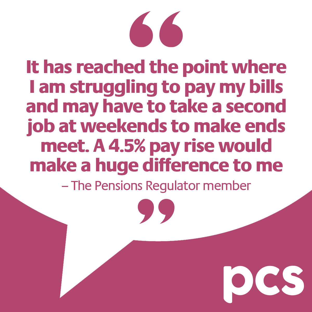 Today is payday at The Pensions Regulator. However, our members are angry because the regulator is imposing an unacceptable pay offer while they are on strike. Read member testimonies about the lack of fair pay rises: pcs.org.uk/news-events/ne… #PCSonStrike