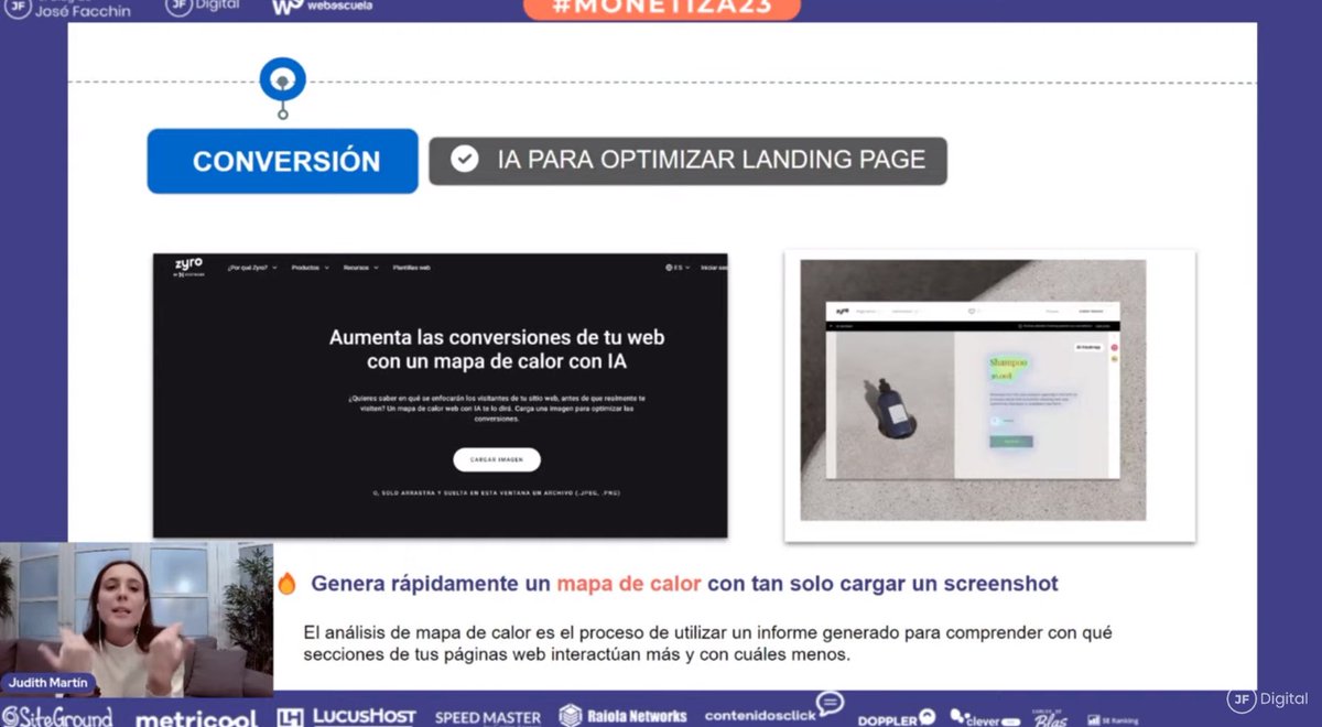 HacheCol's tweet image. 🔥🎤 Aprendiendo con la sabiduría de #JudithMartin en #Monetiza2023 de @facchinjose! 

🚀 Quiero ganar un Google Home Mini gracias a 💡@AdsClever 🌟