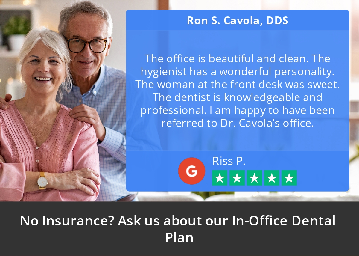 RonCavola's tweet photo. 5 Star: Riss P. "The office is beautiful and clean. The hygienist has a wonderful..." https://t.co/sS5N5HQ4mO https://t.co/WgVF9SWcwY