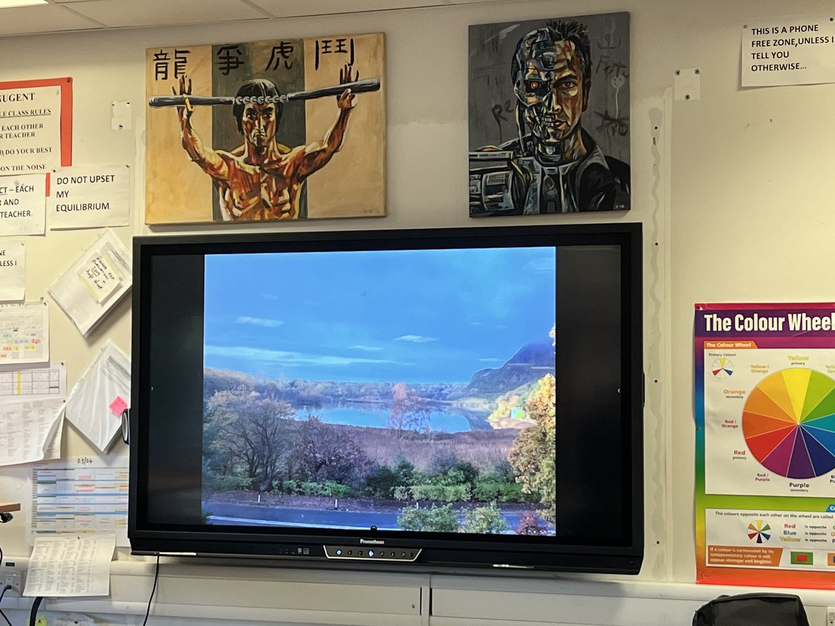 rood_arts's tweet photo. Some of our S2 personnel choice class creating a masterpiece, and impression based on the library’s view of the Duddingston loch, we can’t wait to see the final result!! https://t.co/wjjidMmwpm