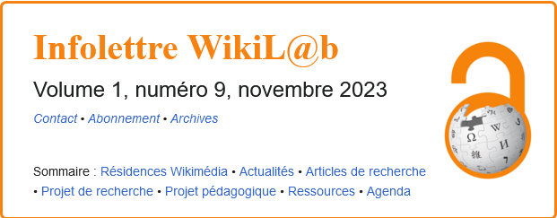 Nouveau numéro de l'infolettre WikiL@b. Au programme :
🔸Data paper de l'enquête Marsouin
🔸Communs numériques à l'honneur du MENJ et CSNP
🔸Développer la littératie informationnelle à l’aide de Wikipédia
🔸…
Bonne lecture ! fr.wikipedia.org/wiki/Projet:Wi…
