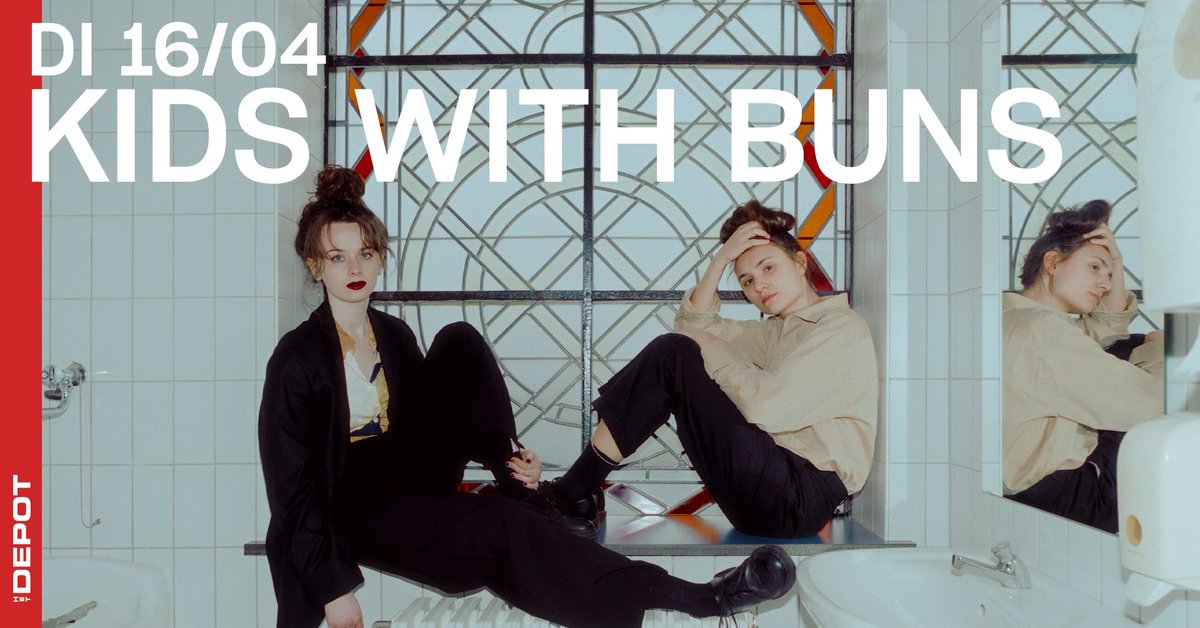 #NIEUW — KIDS WITH BUNS op DI 16/04 Onze artist in residence Kids With Buns weet harten te veroveren. Vandaag genomineerd voor de MIA's, dit voorjaar live in Het Depot. Tot dan. → Tickets on sale op WO 06/12 om 12.00 uur → Info & tickets via tinyurl.com/kwb2-hdp