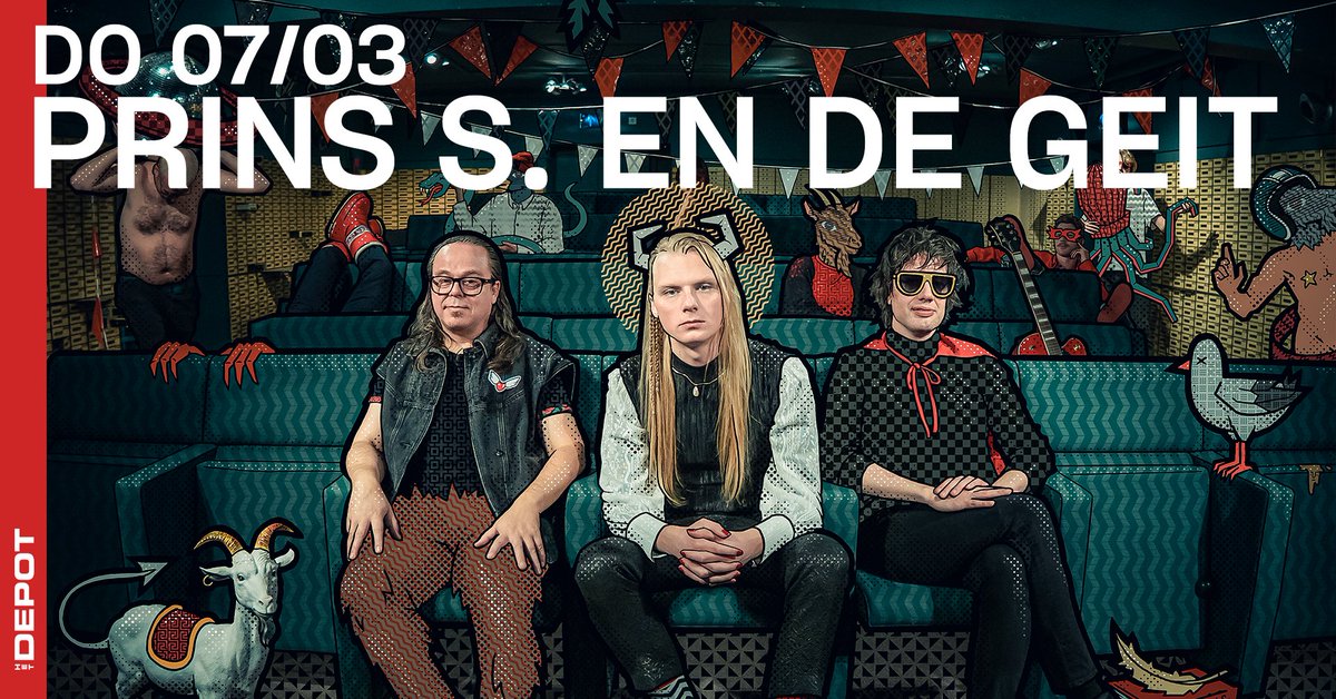 #NIEUW — PRINS S. EN DE GEIT op DO 07/03

Prins S. en De Geit bracht het album ‘Rood Staan Hard Gaan’ uit. Stevige dancebeats, geinige Nederlandse teksten en de juiste hoeveelheid gabber.

→ Tickets on sale op VR 01/12 om 10.00 uur
→ Info &amp; tickets via tinyurl.com/prinssdg-hdp