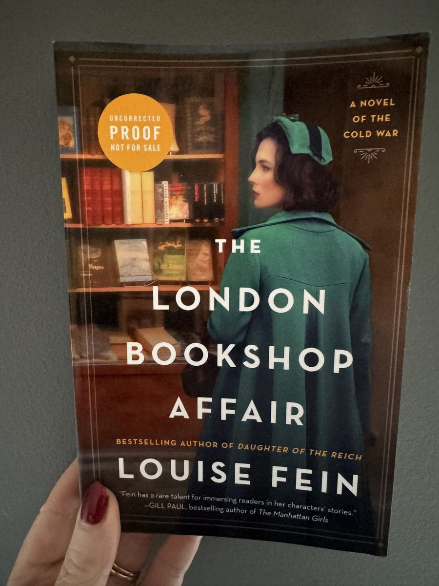 Thank you @FeinLouise and @Harper360UK for sending me a copy of #TheLondonBookshopAffair. It’s out on 29th February and I’m very much looking forward to reading it. My kind of book!