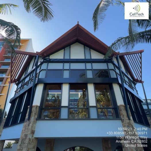 CelltechCorp's tweet image. Beautiful site completed by CELLTECH at #Disneyland #concealment #telecomconstruction #telecom #anaheim #towers