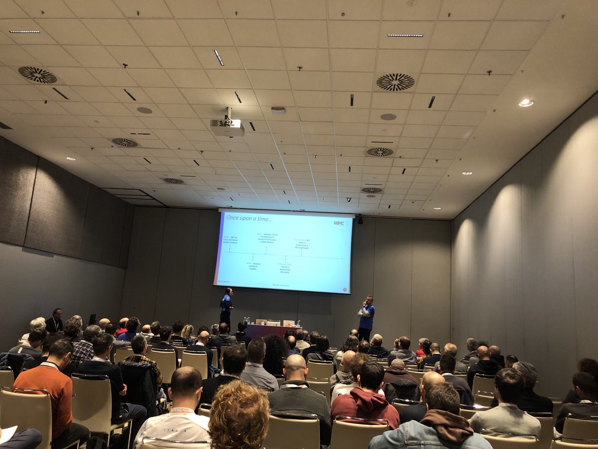 MircoVanini's tweet image. ⁦@danardelean⁩ ⁦@_Codrina_⁩  on stage #WPC2023 #MAUI