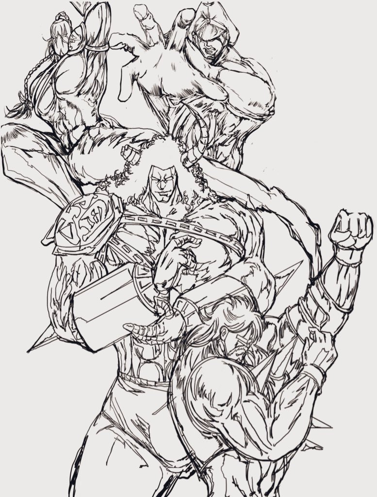 yoshiokaNP's tweet photo. #キン肉マン
#まいにちキン肉マン
塗り絵😊 https://t.co/BmypzwAPl5