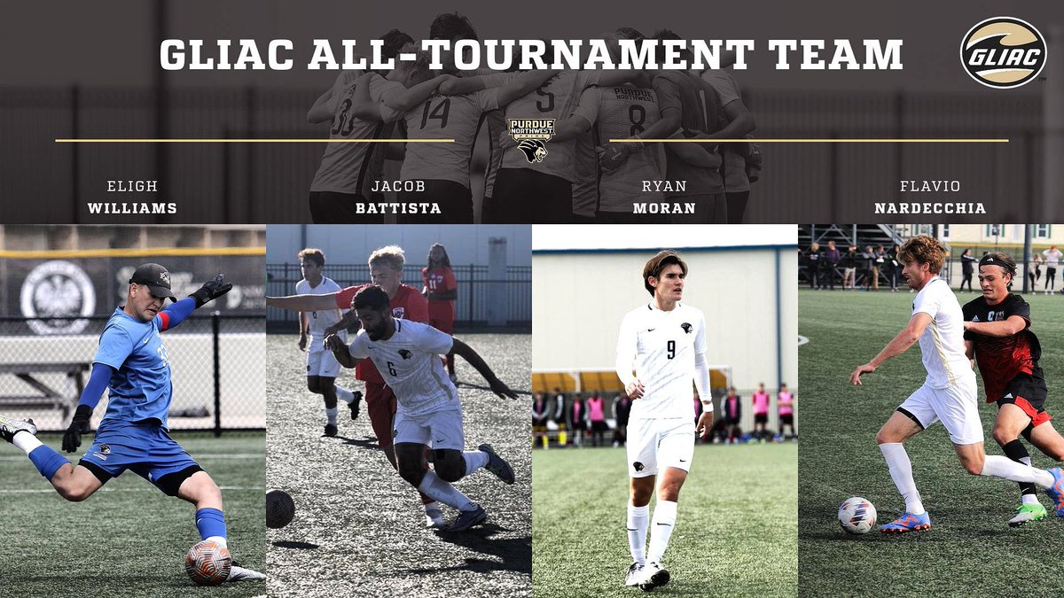 Congrats to Eligh, Jacob, Ryan and Flavio for being selected to the GLIAC All-Tournament Team! Great job this post season!