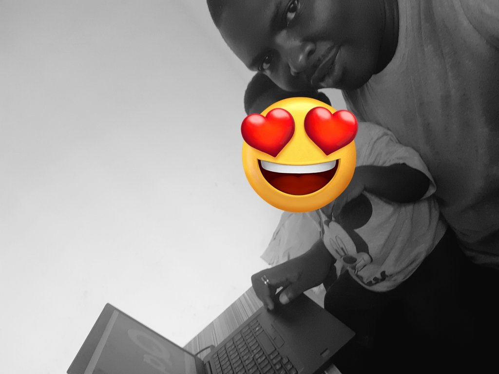 Zuibee's tweet photo. Did a quick school run for my gees. Niece 2 saw me an gave me quick hug while Niece 1 was forming big girl. Well, just to keep this lil man quiet till sis comes, I had to put animation for him. Abobi was into it &amp; didn't wanna leave.

Na so I share myself into 3.
#BigUncle https://t.co/eq0Go50m8l