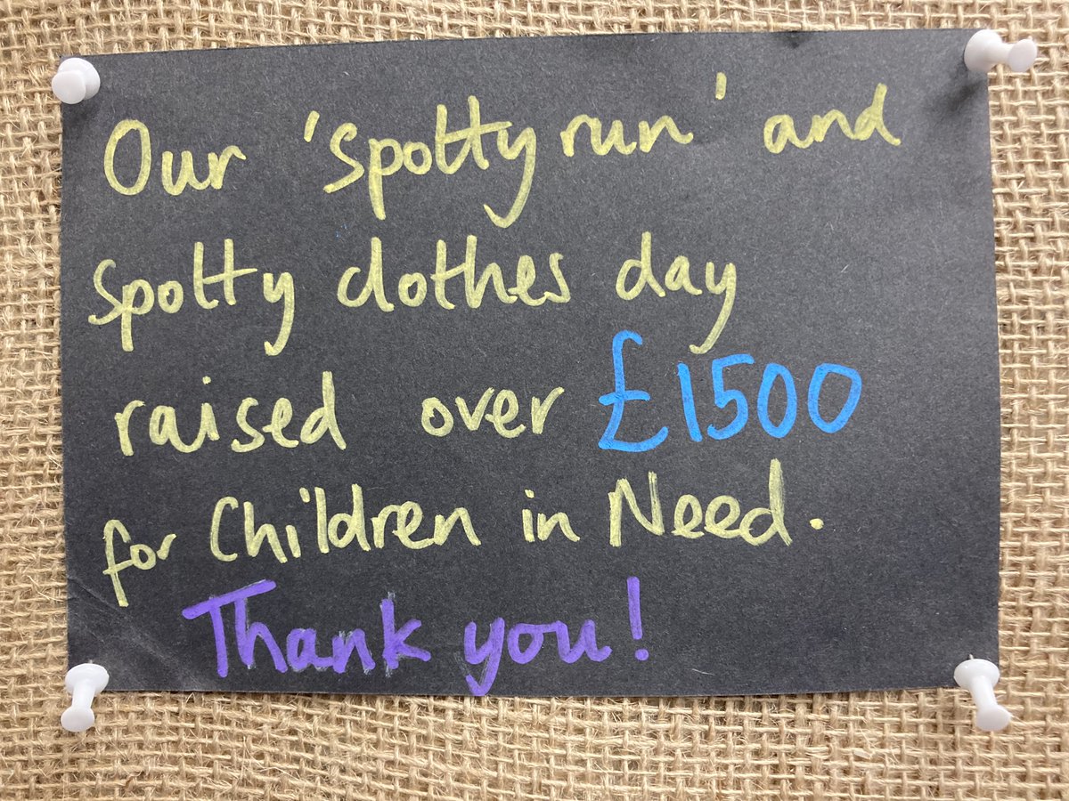 Last week we held 2 fundraising events for <a href="/BBCCiN/">BBC Children in Need</a> These were organised by our School Council and raised over £1500!!! Thank you to our School Council and everyone who donated.