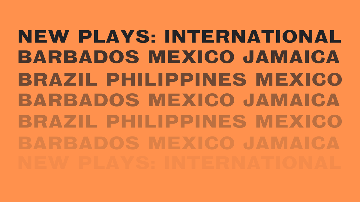 We are excited to announce the next instalment in our New Plays series, drawing together six new plays by writers from Barbados, Jamaica, Mexico, Brazil and the Philippines.

These will be staged readings which run in the Jerwood Theatre Upstairs from Wed 10 - Thurs 25 Jan 2024.