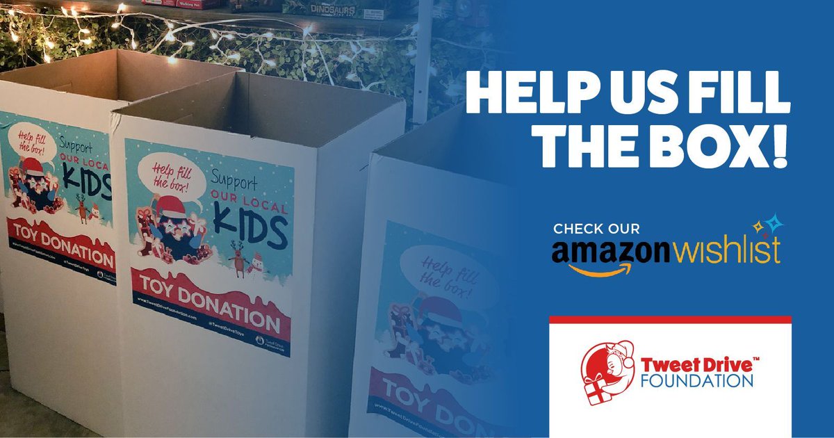 Tweet Drive is getting closer and closer every day! Have you purchased your gift yet? If not, you can quickly and easily send a gift directly to a beneficiary through their Amazon wish list!   

Houston Wish List: buff.ly/3GgRGX4    

#giving #charity #nonprofit