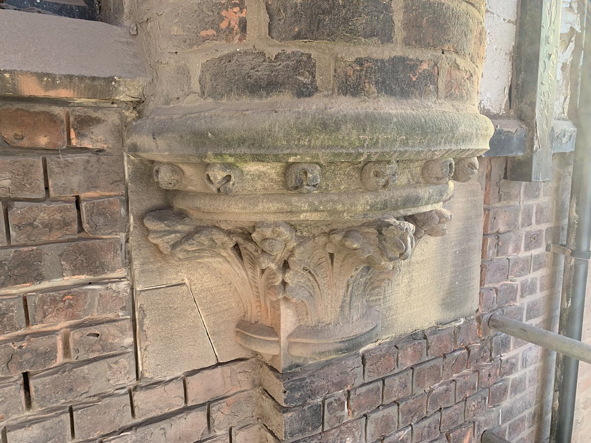 MaintenanceLowe's tweet photo. As well as doing the pointing on our job in #Bury town centre our bricklaying team have started to clean all the stonework https://t.co/vaFacwGEan