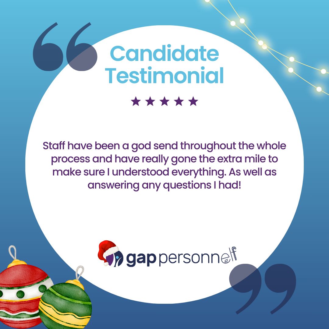 Don't just take our word for it, see what our placed candidates have to say about us! #review #recruitment #fivestars