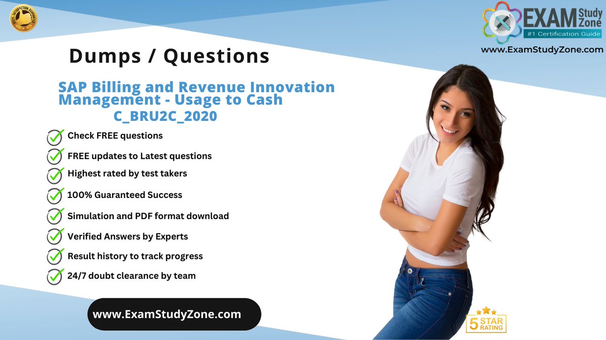 examstudyzone's tweet image. 💪 Confidence in SAP Billing and Revenue Innovation Management - Usage to Cash starts here! Master the C_BRU2C_2020 exam questions with our course and shine bright. 
Check Now: examstudyzone.com/course/sap-bil…
#ConfidentCoder  #CertificationQuestions #Certification