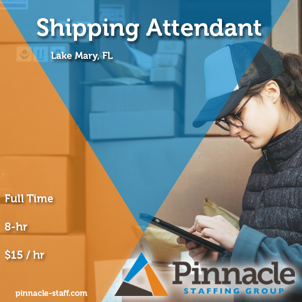 We're looking for a Shipping Attendant in Lake Mary, FL (North of Orlando).  Apply today!

indeed.com/job/shipping-a….

#orlandojobs #lakemaryjobs #shippingjobs #warehousejobs #applynow #nowhiring