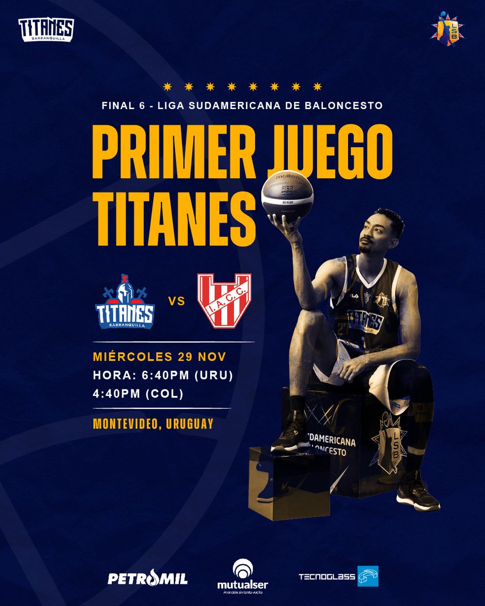 Esta tarde ¡TITANES! en Liga Sudamericana @titanes_baq por @DIRECTVSportsCo