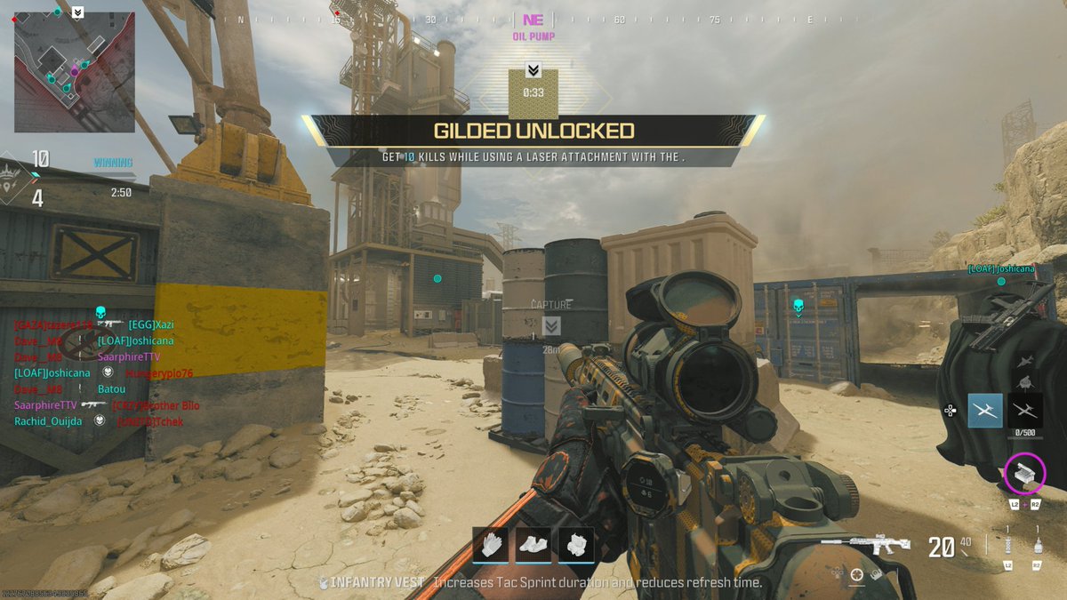 GILDED ✅
FORGED: 32/36 

#mw3 #cod #camo #grind #interstellar #priceless #ModernWarfareIII #ModernWarfare3 #sledgehammergames #TwitchStreamers  #SmallStreamersConnect #youtube