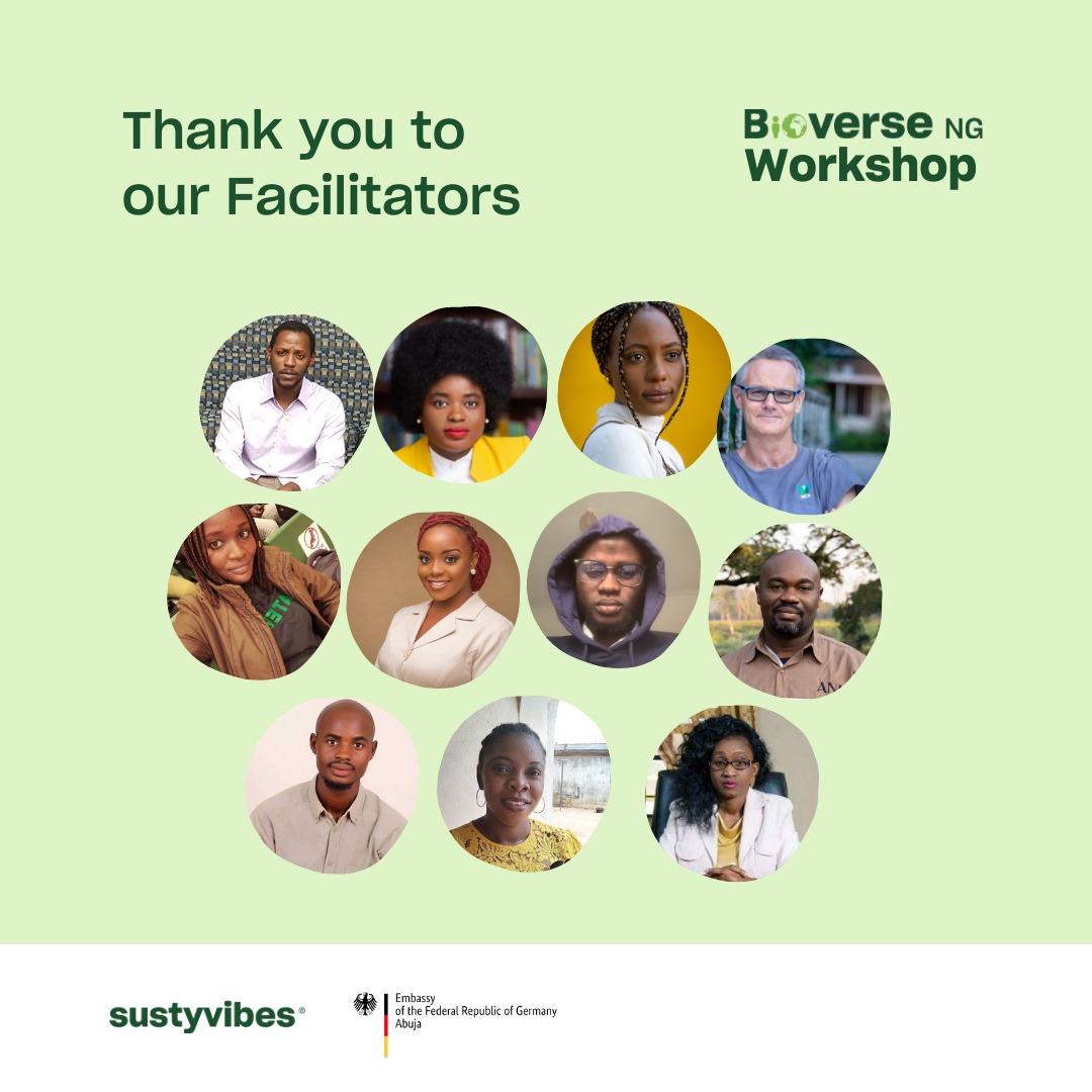 6 sessions, 11 speakers and each session was a hit!🔥🔥🔥🔥

We’d like to thank our amazing facilitators for impacting us on biodiversity and climate change in Nigeria. Your sessions have made us better youth and have deepened our passion for protecting mother earth.