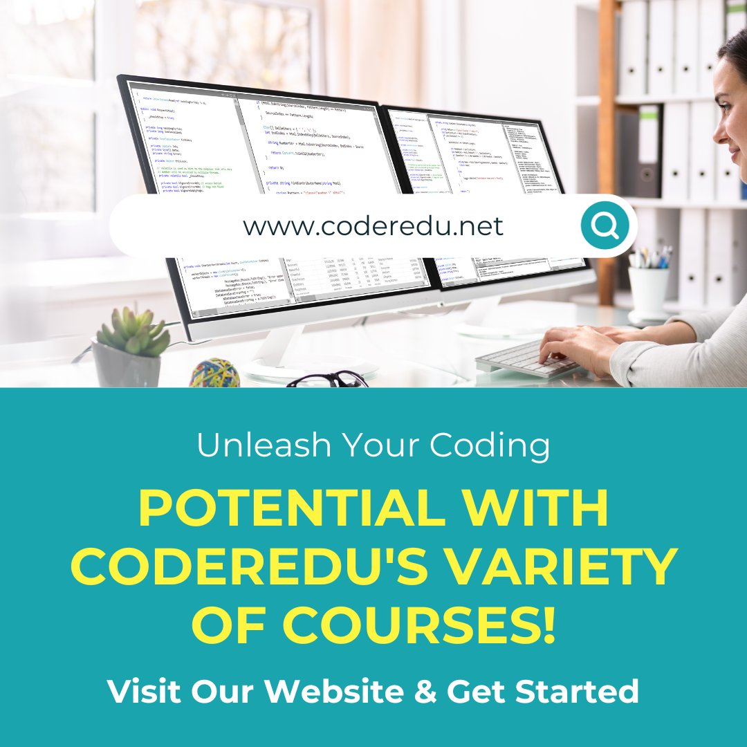 coder_edu2023's tweet image. Embark on a coding journey with CoderEdu 🚀 Tailored courses for all levels, unlocking doors to high-paying tech careers. 💻🌐 #CoderEdu #TechSkills!