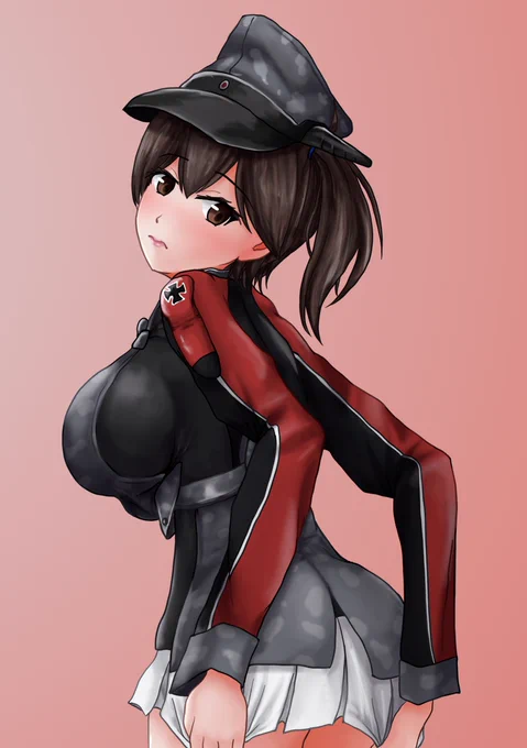 重巡洋艦加賀 アドミラル・ヒッパー級#艦これ 