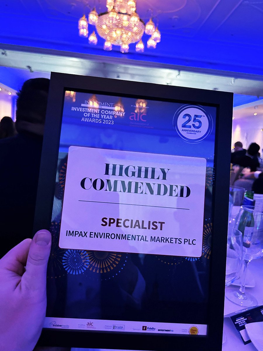 IEM was Highly Commended in the Specialist category at the 25th Investment Week Investment Company Awards. The awards recognise excellence in closed-ended fund management. 

ow.ly/QsyG50Q8Mqh?
