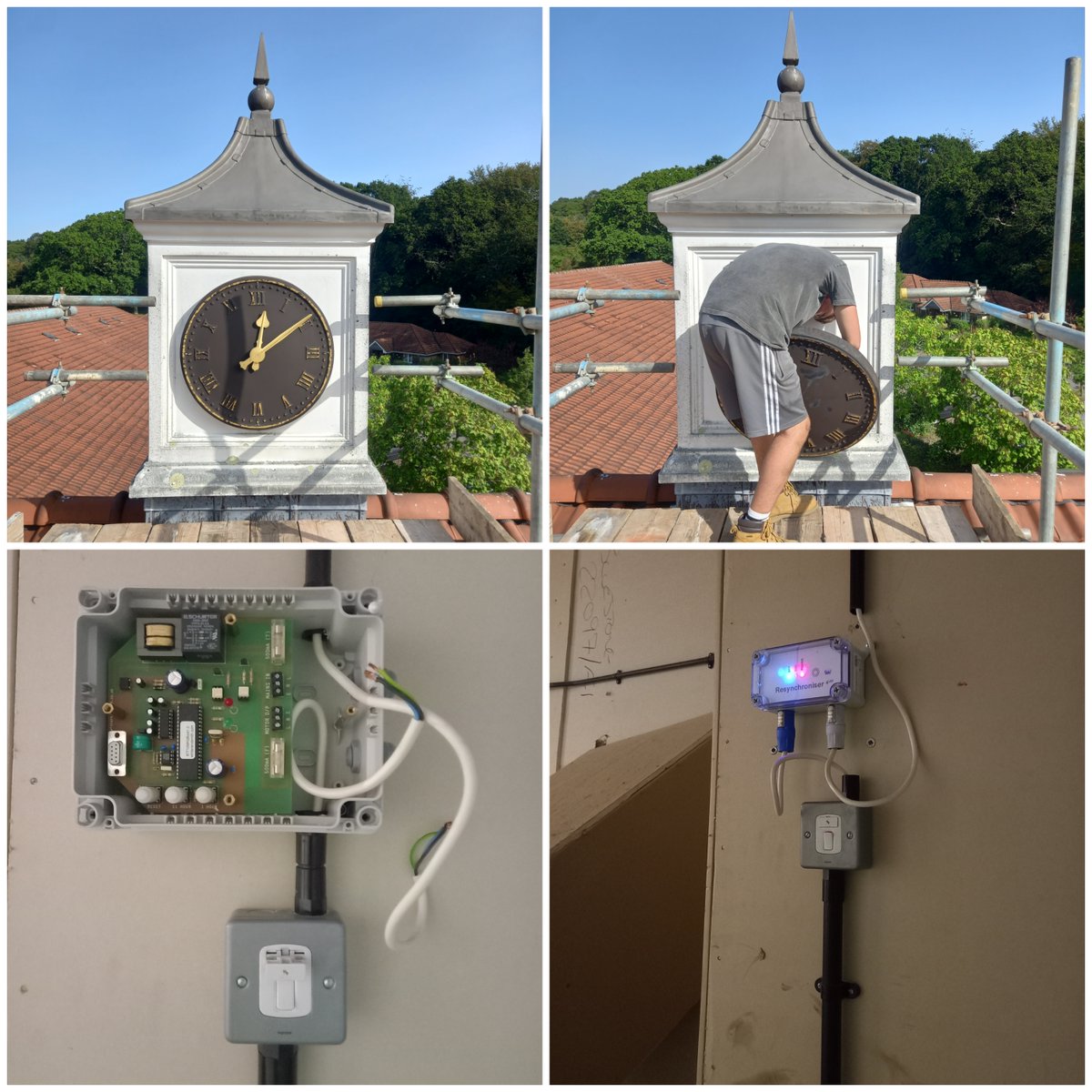 HawkinsClocks's tweet image. While on site, our engineers not only refurbished and tested the customers clock mechanism, but also supplied a new Resynchroniser. The difference between the 2 can be seen in the images provided!
hawkinsclocks.co.uk
#sitevisit #clocktower #clockcontroller #exteriorclocks