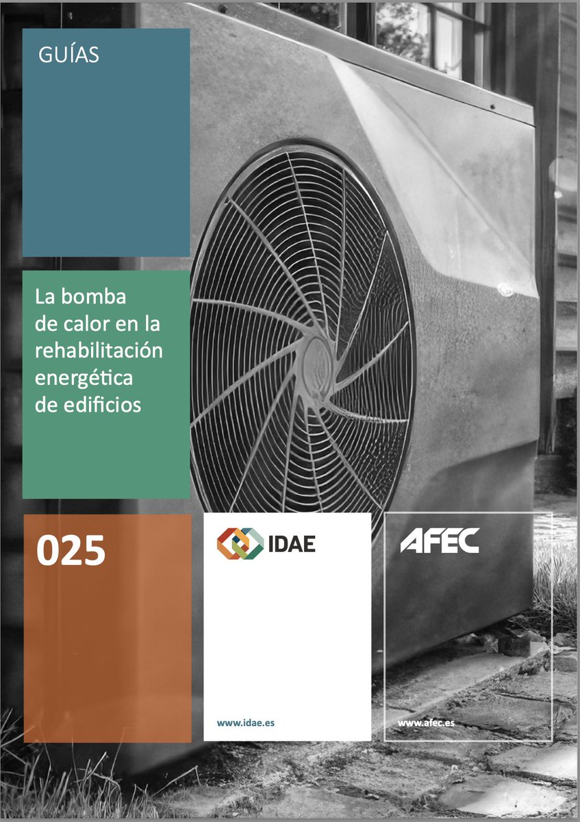 bombadecalorORG's tweet image. ¿Ya le diste un vistazo a la página 292 de la nueva guía de bomba de calor?

Dándole un repaso a la guía: La bomba de calor en la rehabilitación energética de edificios que hemos realizado junto con el @IDAEenergia  ⬇️

Descarga el documento aquí: bombadecalor.org/libros-y-docum…