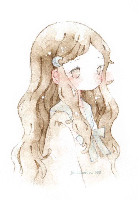 「wavy hair」 illustration images(Latest｜RT&Fav:50)｜21pages